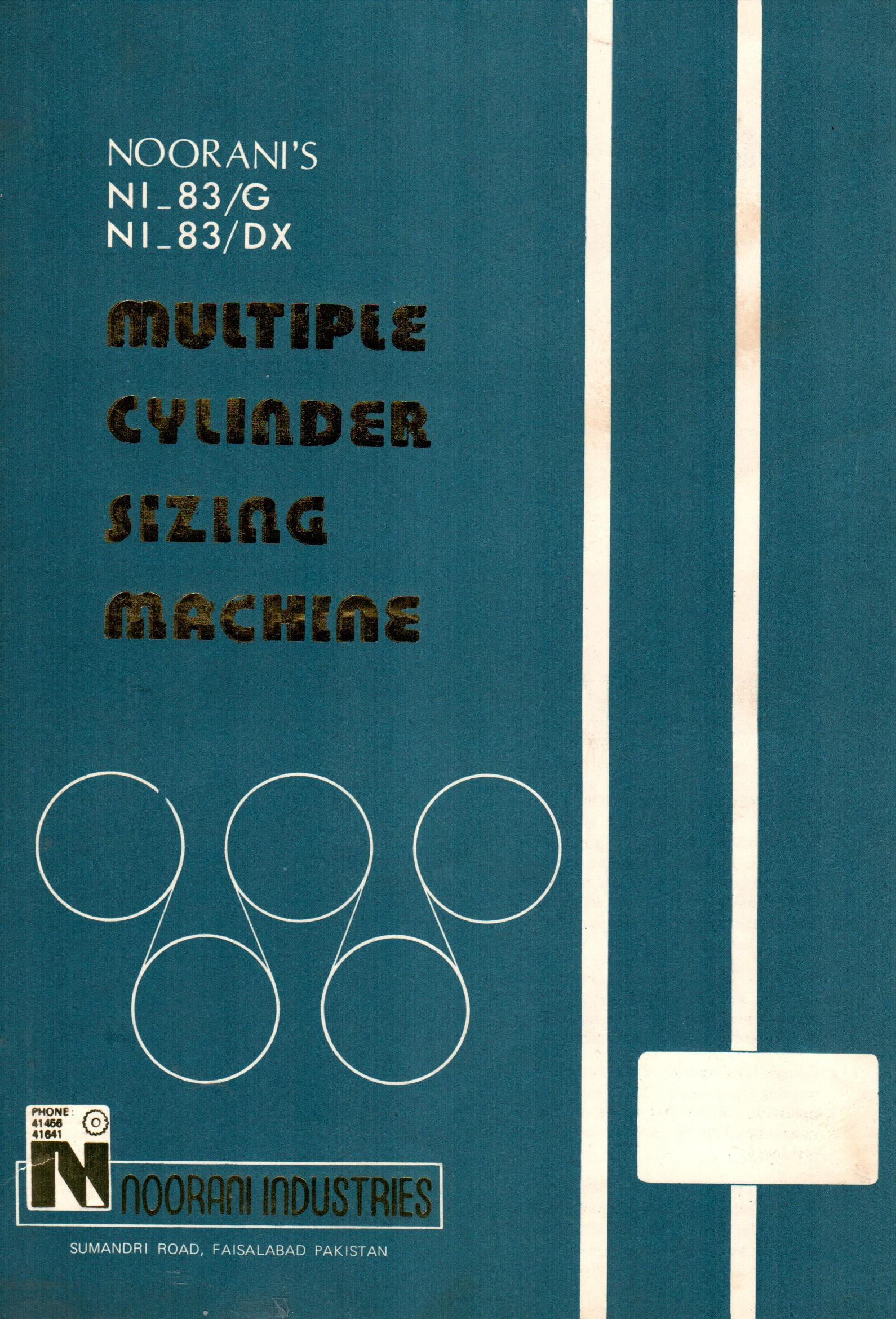 Multiple Cylinder Sizing Machine